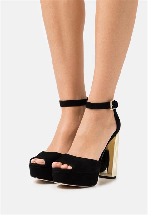 michael michael kors porter ankle strap|Michael Kors Porter Ankle Strap Anthracite 9 M .